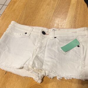 Dittos White Jean Shorts for Women